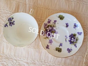 画像2: ハマースレーすみれ柄トリオ