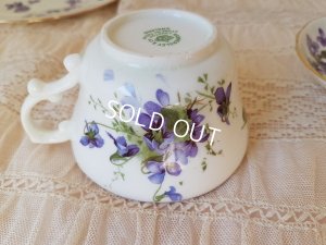 画像6: ハマースレーすみれ柄トリオ