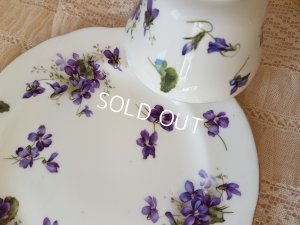 画像9: ハマースレーすみれ柄トリオ