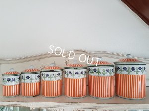 画像3: BBオレンジ花柄キャニスター