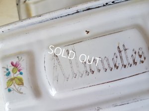 画像2: エトワール社白手描き花柄アリュメット缶