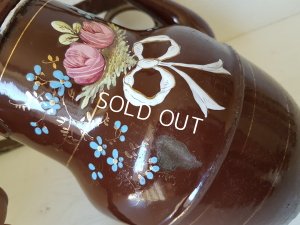 画像10: ホーローリボンとローズ柄コーヒーポット