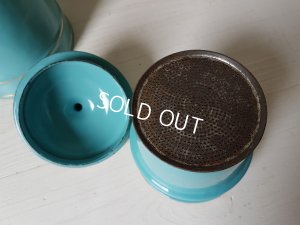 画像6: ホーロー製手描き花柄コーヒーポット