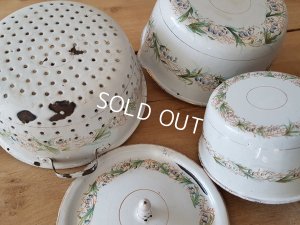 画像13: ホーロー白ブルーベル柄ウエディングセット