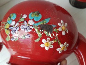 画像9: エトワール社赤すみれ柄コーヒーポット