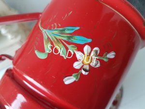 画像10: エトワール社赤すみれ柄コーヒーポット