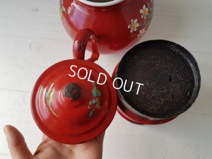 画像4: エトワール社赤すみれ柄コーヒーポット