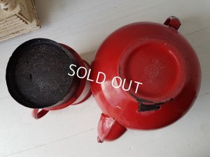 画像8: エトワール社赤すみれ柄コーヒーポット