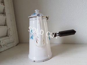 画像3: BWホーロー花柄チョコレートポット