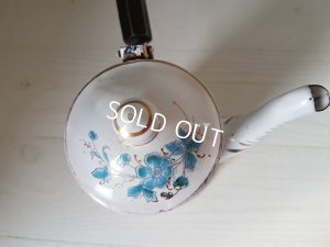 画像9: BWホーロー花柄チョコレートポット