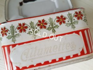 画像2: BB社赤花柄アリュメット缶