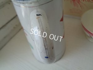 画像6: ホーローアールヌーボー花柄コーヒーポット