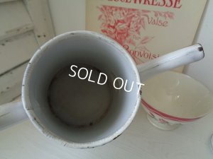 画像10: ホーローアールヌーボー花柄コーヒーポット