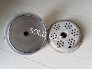 画像8: ホーロー手描きローズ柄コーヒーポット