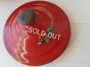 画像7: エトワール社赤すみれ柄ティーポット