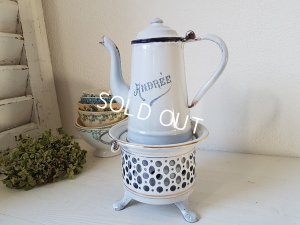 画像10: 白いホーローウォーマー