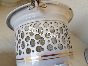 画像7: 白いホーローウォーマー