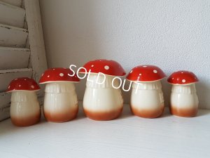 画像6: 陶器製きのこキャニスター