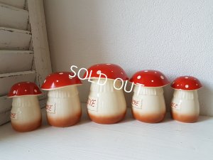 画像8: 陶器製きのこキャニスター