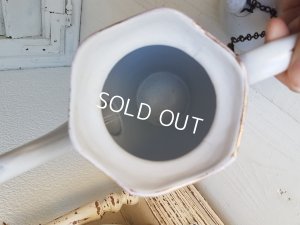 画像7: ホーロー白小鳥柄コーヒーポット