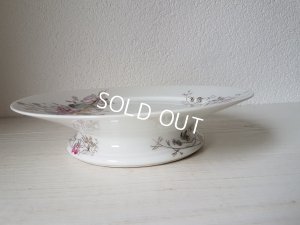 画像6: 陶器製リボンと花柄コンポート