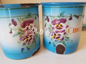 画像2: Japyダブルパンジー柄キャニスター