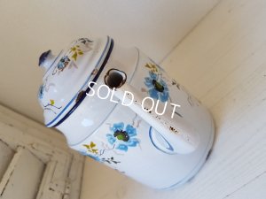 画像4: 白いホーロー花柄ポット