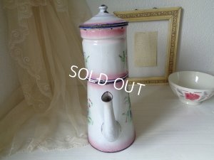 画像7: Japyピンクビオラとすずらん柄コーヒーポット