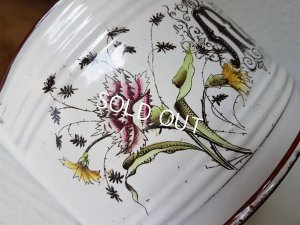 画像5: 白ホーロー花柄フラワー缶