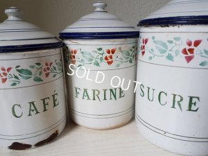 画像3: ホーロー花柄キャニスター