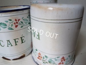 画像13: ホーロー花柄キャニスター