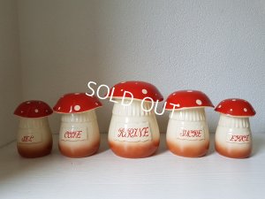 画像4: 陶器製きのこキャニスター