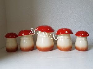 画像5: 陶器製きのこキャニスター