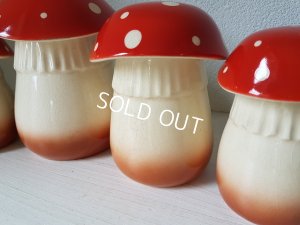 画像6: 陶器製きのこキャニスター