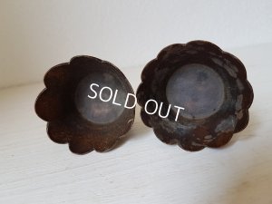 画像5: Spa木製手描きすみれとマーガレット柄エッグスタンド