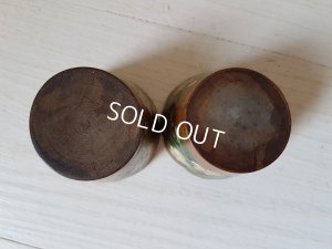 画像6: Spa木製手描きすみれとマーガレット柄エッグスタンド