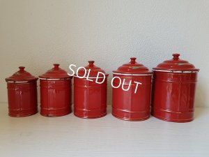 画像10: エトワール社すみれ柄キャニスター