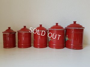 画像11: エトワール社すみれ柄キャニスター