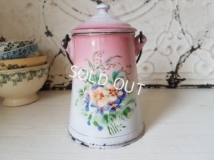 画像10: Japyピンクぼかしビオラとすずらん柄ミルクキャリー