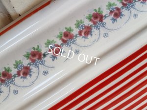 画像3: BB赤ストライプローズガーランド柄レードルラック