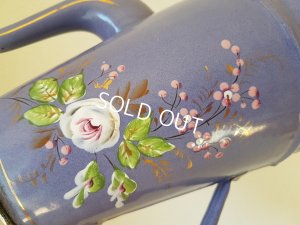 画像11: パープルホーローローズ柄コーヒーポット