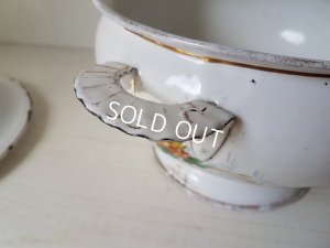 画像2: ホーロー花柄スーピエール