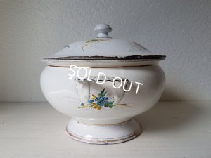 画像8: ホーロー花柄スーピエール