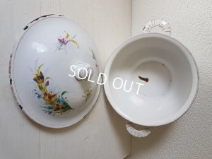 画像11: ホーロー花柄スーピエール