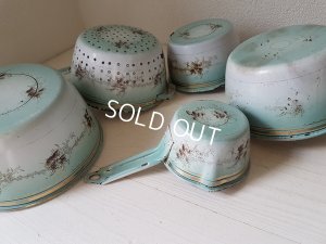 画像6: ホーロー花柄ウエディングセット