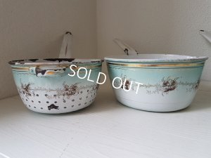 画像9: ホーロー花柄ウエディングセット