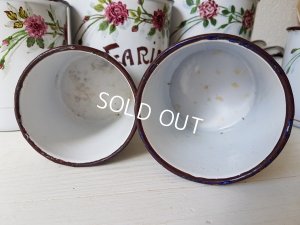 画像2: ホーローローズ柄キャニスター