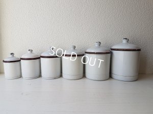 画像7: ホーローローズ柄キャニスター