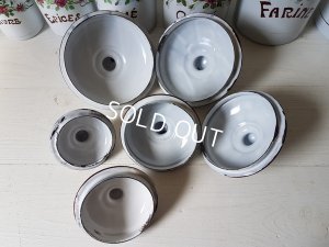 画像10: ホーローローズ柄キャニスター