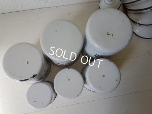 画像15: ホーローローズ柄キャニスター